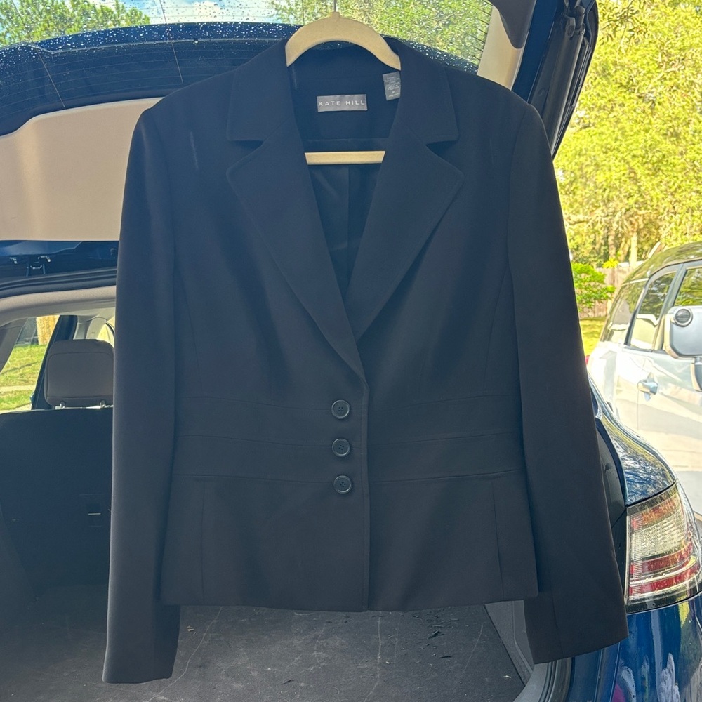 Kate Hill Classic Black Women's Blazer